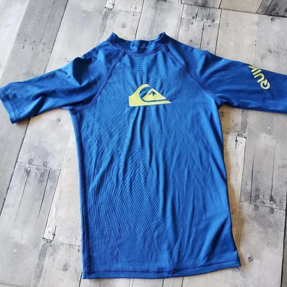 Quiksilver Blue Rash Guard - Size M (12)
